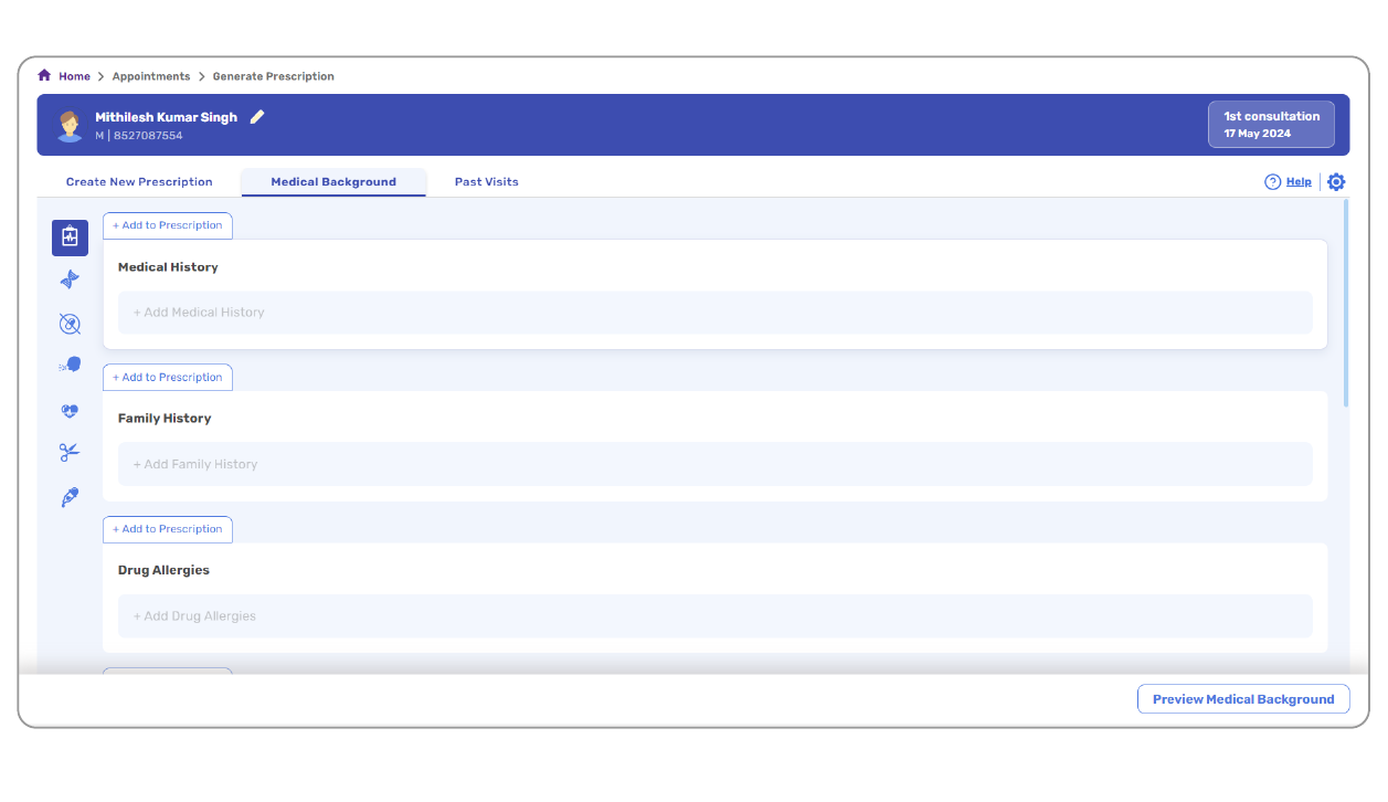 Comprehensive Medical Records
